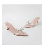 Nana Clear Vinyl Slingbacks
