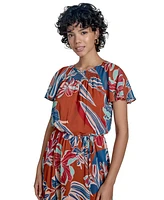 Jessica Howard Women's Short-Sleeve Fit & Flare Dress