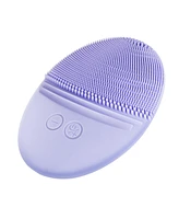 Ezbasics Rechargeable Facial Cleansing Brush, Soft Silicone Waterproof Sonic Vibrating Face Cleaning Brush Compatible with Face Cleansers, 5 Speeds, V