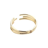 Sohi Women's Rope Open Bangle Bracelet