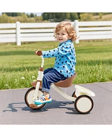 Toddler Tricycle Kids Trike with Adjustable Seat and Basket Aged 3-5 Years Old