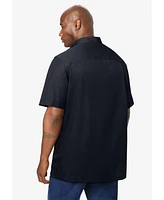 Boulder Creek Men's by KingSize Short-Sleeve Pilot Shirt