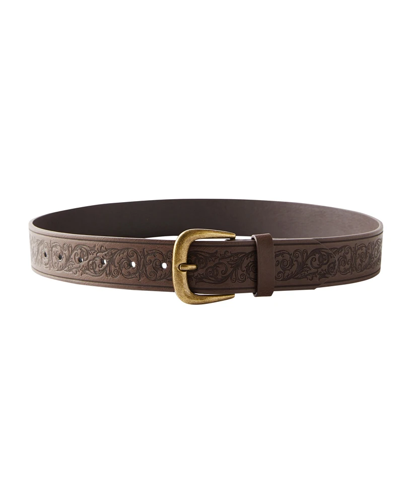 Cotton On Men's Stamped Belt