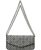 Geo-Motif Woven Straw Medium Sawyer Bag
