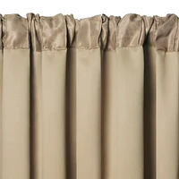 Elrene Home Fashions Antonia Damask Print Waterfall Tassel Window Valance
