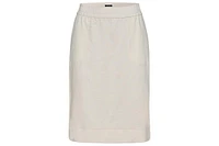 Olsen Women's Linen Blend Pull-On Skirt