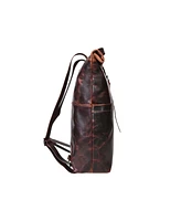 Trailblazer Luxe Leather Backpack with Leather Wallet Combo