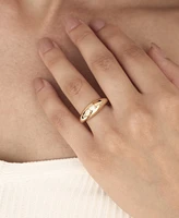 Ettika Oval Dome Baguette Ring