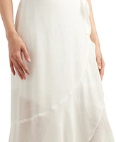 Bcx Juniors' Gauzy Side-Tie Tulip-Hem Skirt