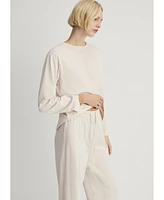 Mango Women's 2-Piece Plain Cotton Pajama Set