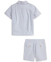 Polo Ralph Lauren Baby Boys Cotton Oxford Short Set