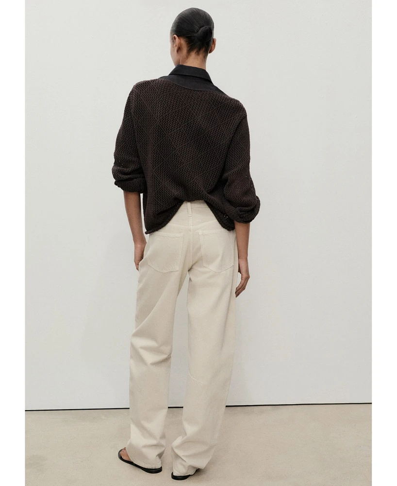 Mango Women's High-Rise Balloon Jeans