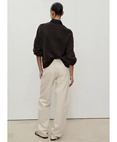 Mango Women's High-Rise Balloon Jeans