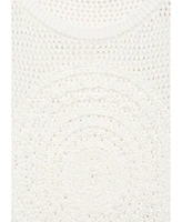 Mango Women's Cotton Crochet Top