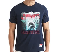 Jaws x Nautica Men's Classic-Fit Graphic T-Shirt