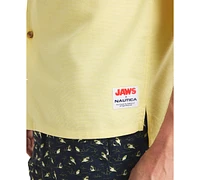 Jaws x Nautica Men's Classic-Fit Jaspe Dobby Button-Down Shirt