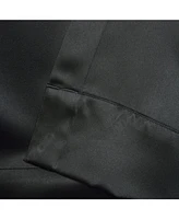 Half Price Drapes Jet Black Grommet Room Darkening Curtain