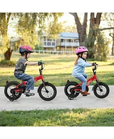 Bicycle for Kids with Adjustable Seat Bell and Reflectors for Visibility