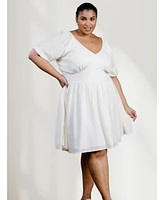Able Women's Arden Ruched Mini Dress