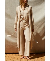 Crescent Women's Andie Duster Sweater Knit Cardigan