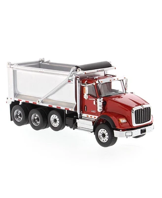 1/50 Red International HX620 Tandem Dump Truck By Diecast Masters