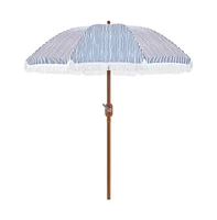 Yaheetech 9FT Patio Umbrella with Tassels 8-Rib Solar Parasol