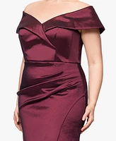 Xscape Plus Sweetheart-Neckline Long Sheath Dress