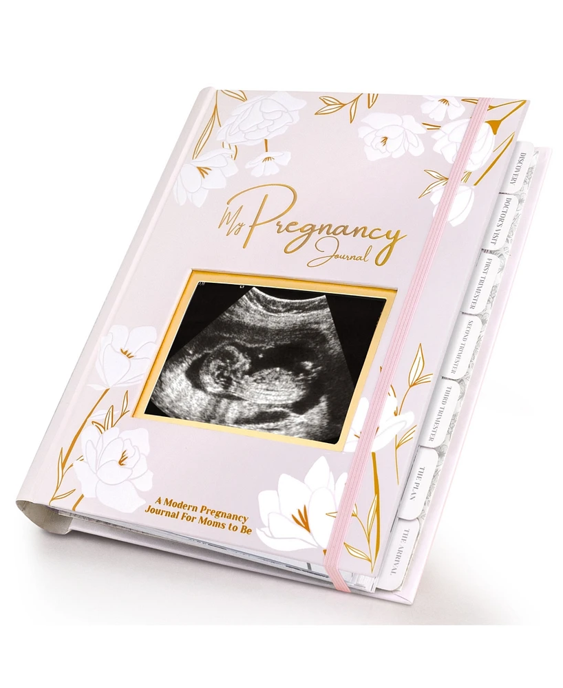KeaBabies Pregnancy Journal, Announcements, 80 Pages Hard Cover Book For Mom To Be Gift