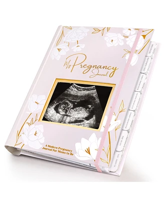 KeaBabies Pregnancy Journal, Announcements, 80 Pages Hard Cover Book For Mom To Be Gift