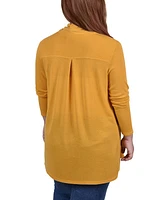 Ny Collection Plus Long Sleeve Cardigan Sweater
