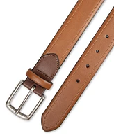 Club Room Men's Feather Edge Contrast Casual Belt