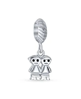 Bling Jewelry Family Friends Forever Bff Sisters Dangle Charm Bead Sterling Silver Bracelet