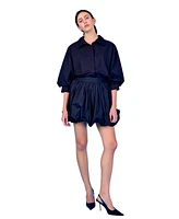 endless rose Women's High Waisted Bubble Skirt