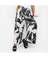 City Chic Plus Peta Print Pant