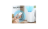 Cowsar 14,000 Btu (10000 Btu Sacc) Portable Air Conditioners with WiFi App Control, 46dB, R32 Eco-Friendly,Fast Cooling in 30s, No Drainage Needed, Fi
