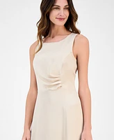 Connected Women's Pleated-Waist Midi Dress