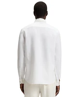 Boss by Hugo Men's Linen-Cotton Chambray Regular-Fit Dress Shirt