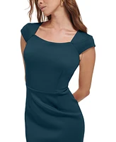 Calvin Klein Women's Short-Sleeve Sheath Dress