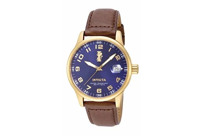 Invicta Men's 15255 I-Force Quartz 3 Hand Blue Dial Watch