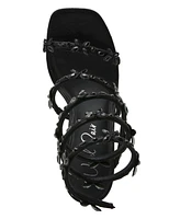Wild Pair Women's Strappy Block Heel Evening Sandals, Exclusively at Macy's