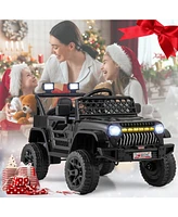 12V Kids Ride on Truck Car with Parental Remote and Music Player