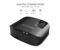 Artsea Projector, 2025 Dolby Native 1080P Video Projector, Outdoor Movie Projector, Compatible with Fire Tv Stick, PS4, Hdmi, Vga, Av and Usb