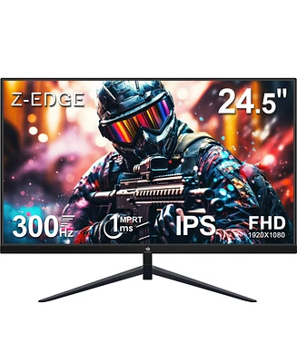 Z-edge 24.5" 1080P Full Hd 300Hz (Dp) 240Hz (HDMI) 1ms Ips Gaming Monitor, HDMI x2, DisplayPort x2, Support Vesa Mount 75 x 75mm