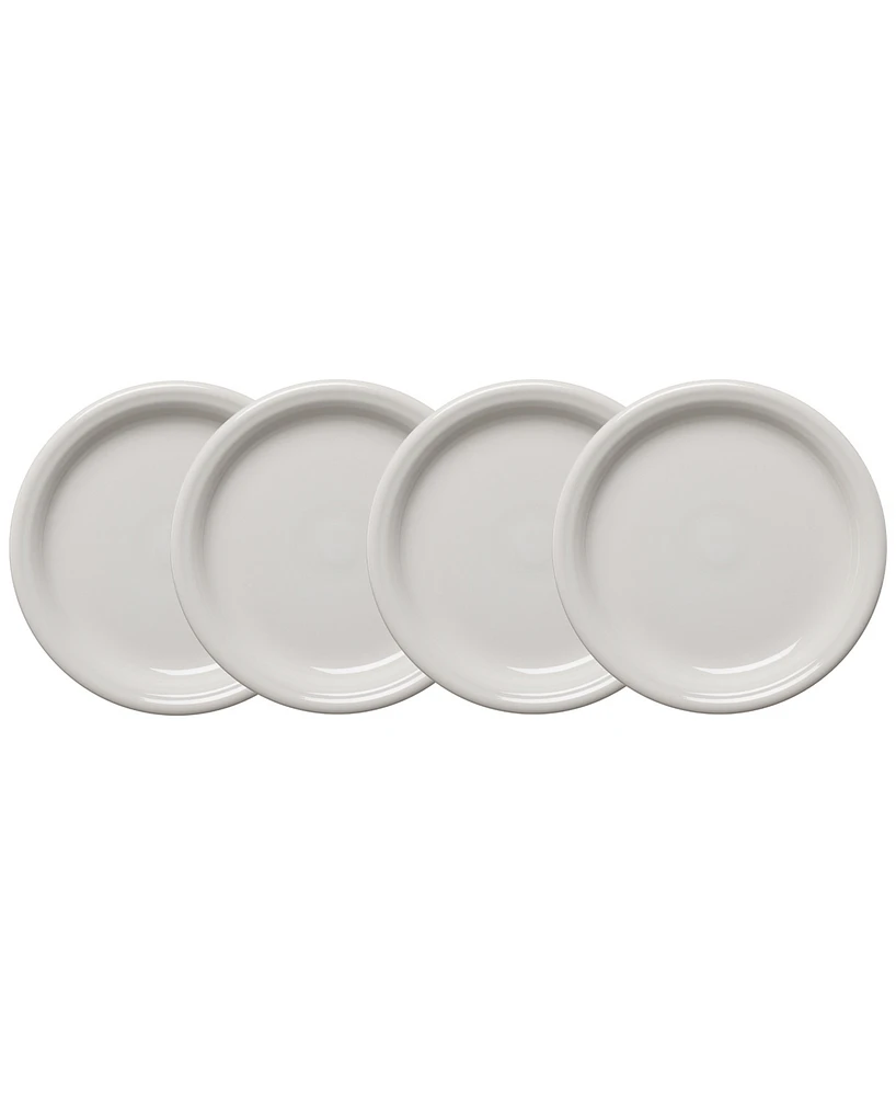 Fiesta White Bistro Coupe Salad Plates, Set of 4