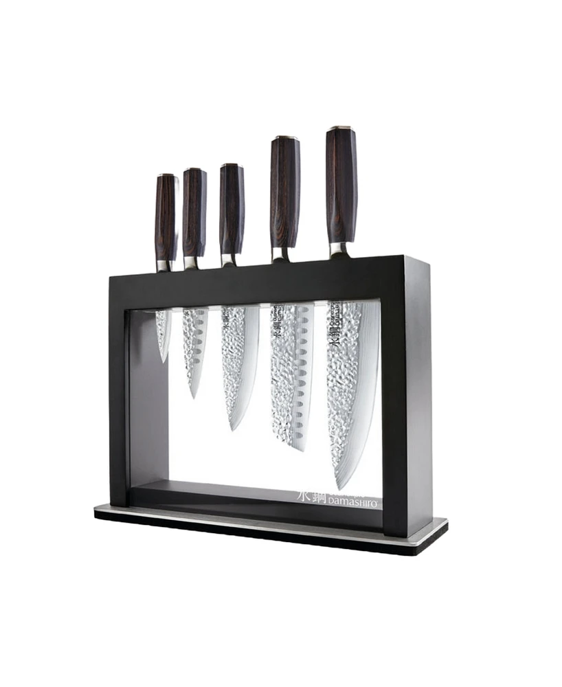 Cuisine::pro Damashiro Emperor Hisa 6-Pc. Knife Block Set