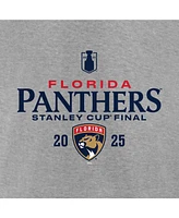 Fanatics Men's Steel Florida Panthers 2025 Nhl Stanley Cup Playoffs Roster T-Shirt