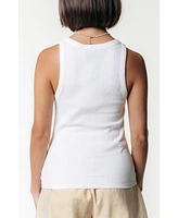 Colourful Rebel Women's Sachi Rib Tanktop