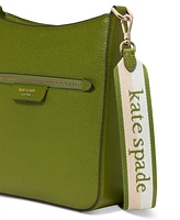 kate spade new york Hudson Small Pebbled Leather Messenger Crossbody