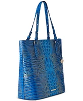 Brahmin Ezra Melbourne Embossed Large Leather Tote