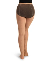 Capezio Women's Professional Rhinestone Fishnet Tight